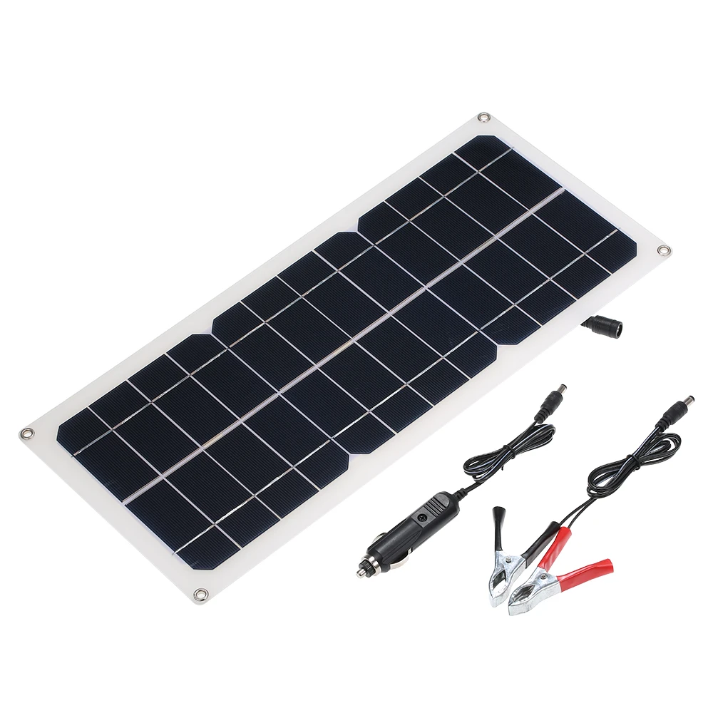 Tomshine USB DC5V/DC12V 10W Dual Output Solar Panel Solar Power Energy Charging Panel for