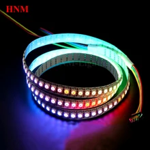 12V 30/60/144 светодиодный s/m WS2815B Светодиодные ленты WS2815 Цифровой пикселей RGB светодиодный светильник полосы ТВ лента Ambi светильник, белый/черный печатных плат, IP20/IP65/IP67