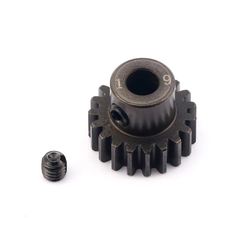 Hobbywing RC Brushless Motor Gear M1 13T 15T 32P 0.8M 15T 17T 19T 5mm Shaft Steel Pinion For 1/8 Car Motors Hobbywing RC Brushless Motor Gear M1 13T 15T 32P 0.8M 15T 17T 19T 5mm Shaft Steel Pinion For 1/8 Car Motors