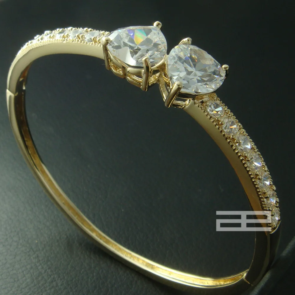 Желтый золотистый Женский Открытый браслет G47|open bangle|gold womens banglebangles open |