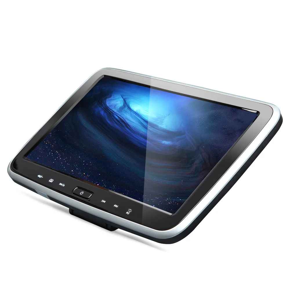 Top Touch Button Design Single 10.1" Car Headrest DVD PC Car DVD Player Headrest Car Monitor with Single IR Headphone Included 3 Top Touch Button Design Single 10.1" Car Headrest DVD PC Car DVD Player Headrest Car Monitor with Single IR Headphone Included 3