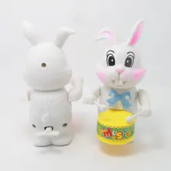 Забавные милые 1 шт. для девочек кролик барабанных партий игрушка Заводной Wind-Up развивающие игрушки подарок кролик из мультфильма