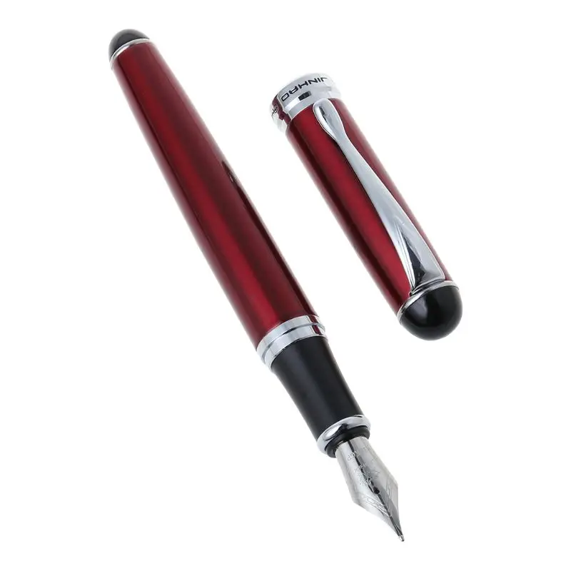5AC1101295-R Jinhao X750 класса люкс Для Мужчин's перьевая ручка Бизнес студент 0,5 мм дополнительный тонкий наконечник каллиграфии стенной шкаф для офиса письменные инструмент - Цвет: 5AC1101295-R