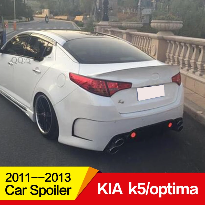 Используется для KIA k5/спойлер OPTIMA 2011 2012 2013 год FRP материал заднее крыло v стиль большой спойлер, аксессуары