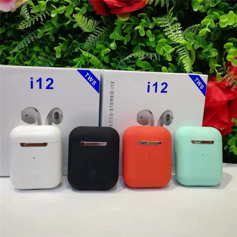 

i12 TWS Touch control Mini 1:1 Wireless Bluetooth earphones pk i11 tws Binaural call for IOS Smart Phone xiaomi Air dots