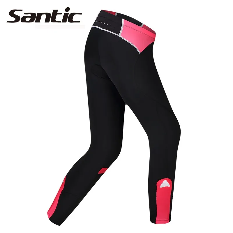 Santic Spring Autumn Women Breathable font b Cycling b font Trousers GEL Padded MTB font b