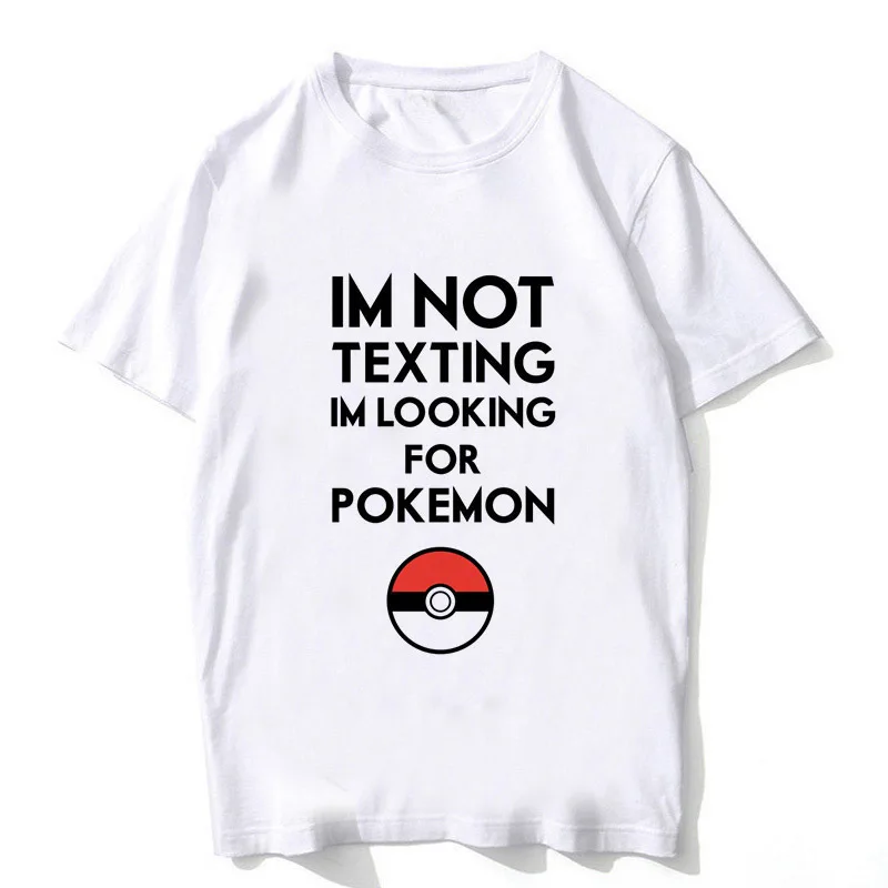 

Fashion 2018 Anime Pokemon GO Plus Pikachu T Shirt Men Pokemon Gengar Clothing Funny Pokemon Go Tshirts Kids boys shirt top tee