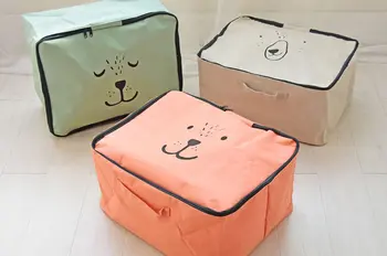 

Cloth cartoon pattern quilt storage bag waterproof moisture-proof clothing finishing storage bag