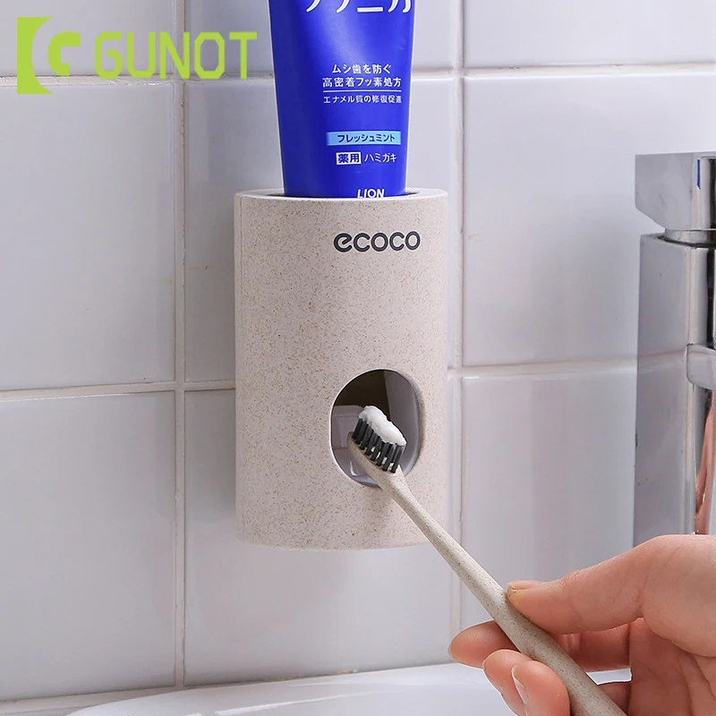 

GUNOT Wall Mount Automatic Toothpaste Dispenser Home Toothpaste Squeezer For Bathroom Portable Bathroom Accessories Sets