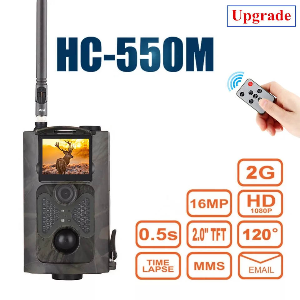 

Hunting Camera HC550M HD 16MP MMS SMS GPRS Outdoor Wild Camera Trail Photo Traps Digital Wireless Hunter Control Trap Game Cam