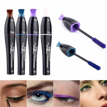 

1 Pcs Mascara Waterproof Eyelashes Lengthening Extension Color Ink Makeup Eye Lashes Black Purple Blue Brown Volume 3D Mascara
