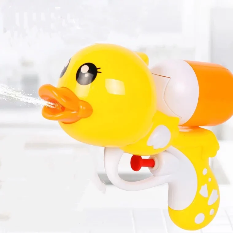 Классические детские игрушки для ванной прекрасный пластиковая утка Форма животных дети Ванная комната игрушки-брызгалки детская игрушка