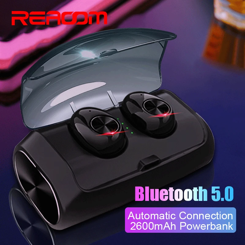 

Wireless Headphones Bluetooth 5.0 Headset Stereo Earbuds with 2600 mAh Charging Box For iPhon Xiaomi Gaming Earphone i10 i12 TWS
