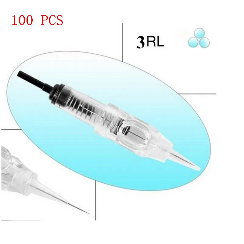 Wholesale 100 pcs 3 RL Tattoo Needles Beauty ToolsTattoo Permanent