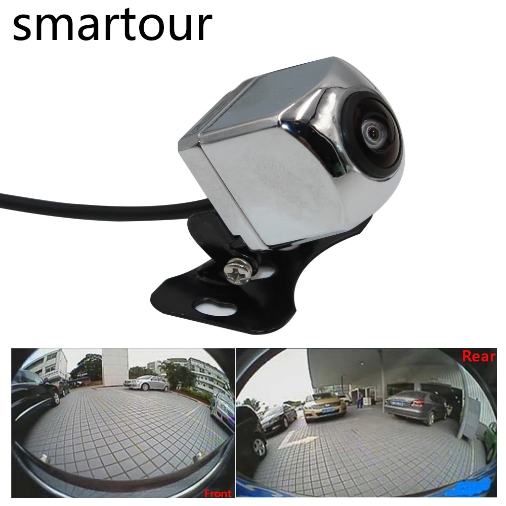 

Smartour car revering camera 180 Degree Angle Line Car Rear View Reverse Backup Camera Fisheye Lens Parking Monitor