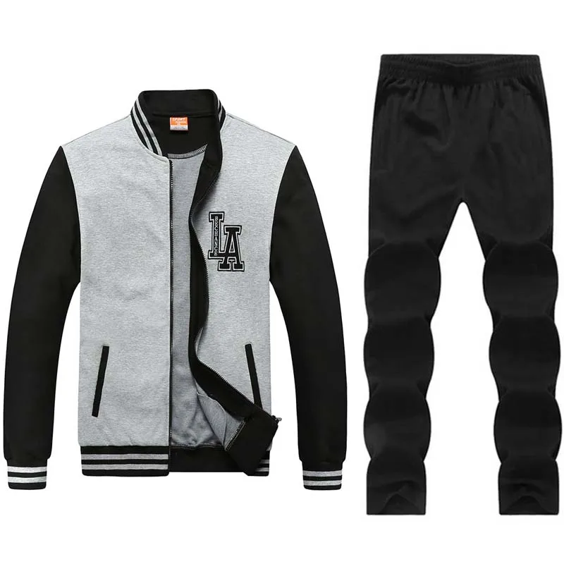 

135kg Can Wear Large Size 7XL 8XL Men Sport Sets Sweater Suit Autumn Warm Gym Clothing Man Workout Running Jogging Suits Male