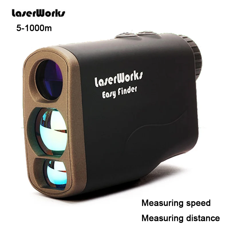 1000m Golf Laser Range Finder Monocular Telescope 6x21 Outdoor Speed Engineering Measuring Rangefinder Multifunction Rangefinder