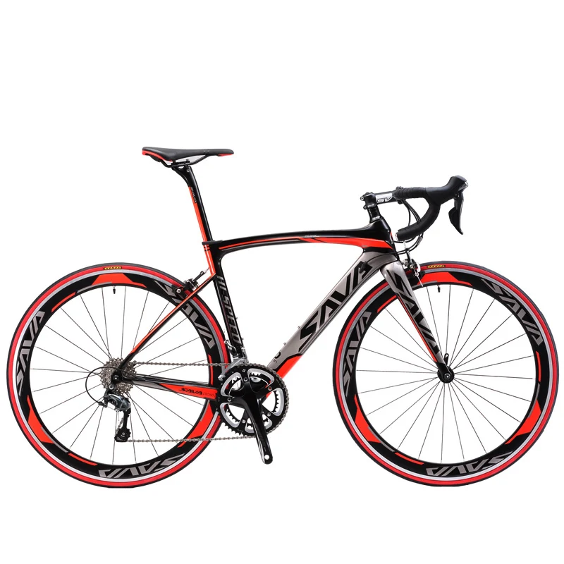 УГЛЕРОДНЫЙ дорожный велосипед SAVA 700C семейный гоночный 22 скорости с SHIMANO 105 5800