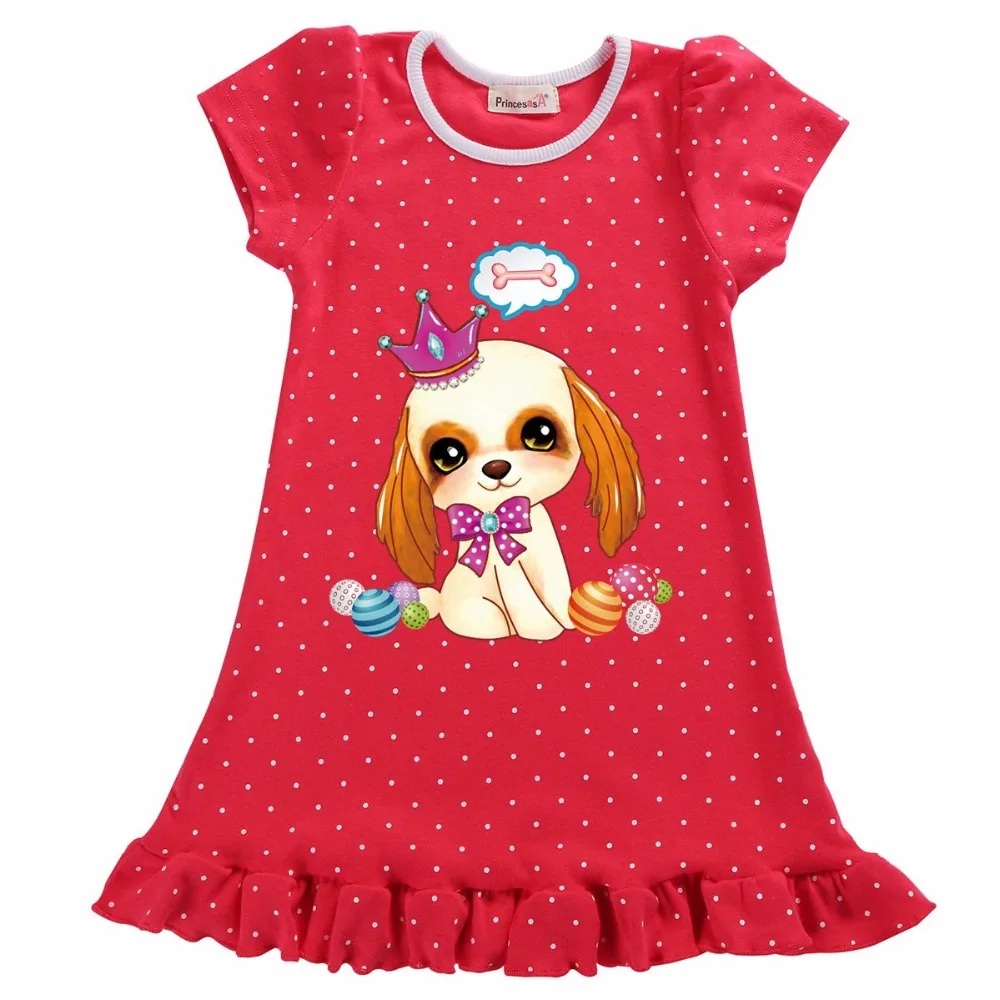 Г., новые весенние платья Одежда для детей красное платье принцессы платье для маленьких девочек с изображением фламинго, одежда для девочек от 2 до 8 лет, Vestido