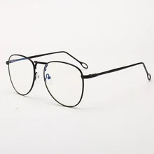 Новые женские плоские зеркальные Анти-синие очки компьютерные очки металлические очки Рамка устойчивость к облучению очки для геймеров мужчин