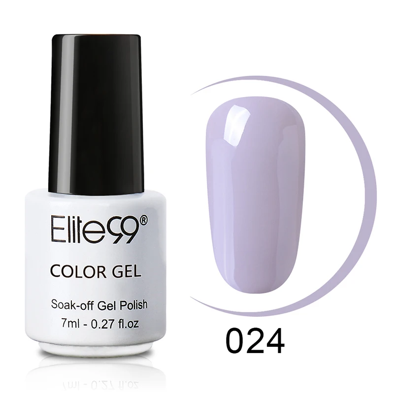 Elite99, 7 мл, Классический Гель-лак для ногтей, телесный цвет, розовый цвет, замачиваемый, УФ светодиодный гель для ногтей, эмаль, Полупостоянный Гель-лак, дизайн - Цвет: 024