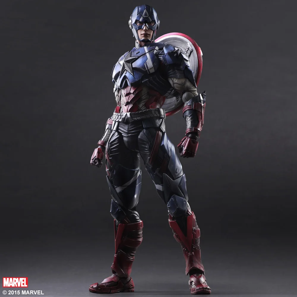 

Play Arts Marvel Comics Avengers Captain America 11" 27cm Model Movie Action Toy Figures PVC Kids Toys