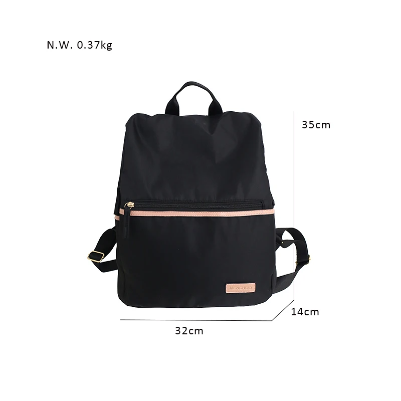 Menghuo 2019 Casual Nylon Backpack Women High Capacity School Backpack for Teenager Girls Ladies Travel Backpacks Mochilas Bolsa (2)