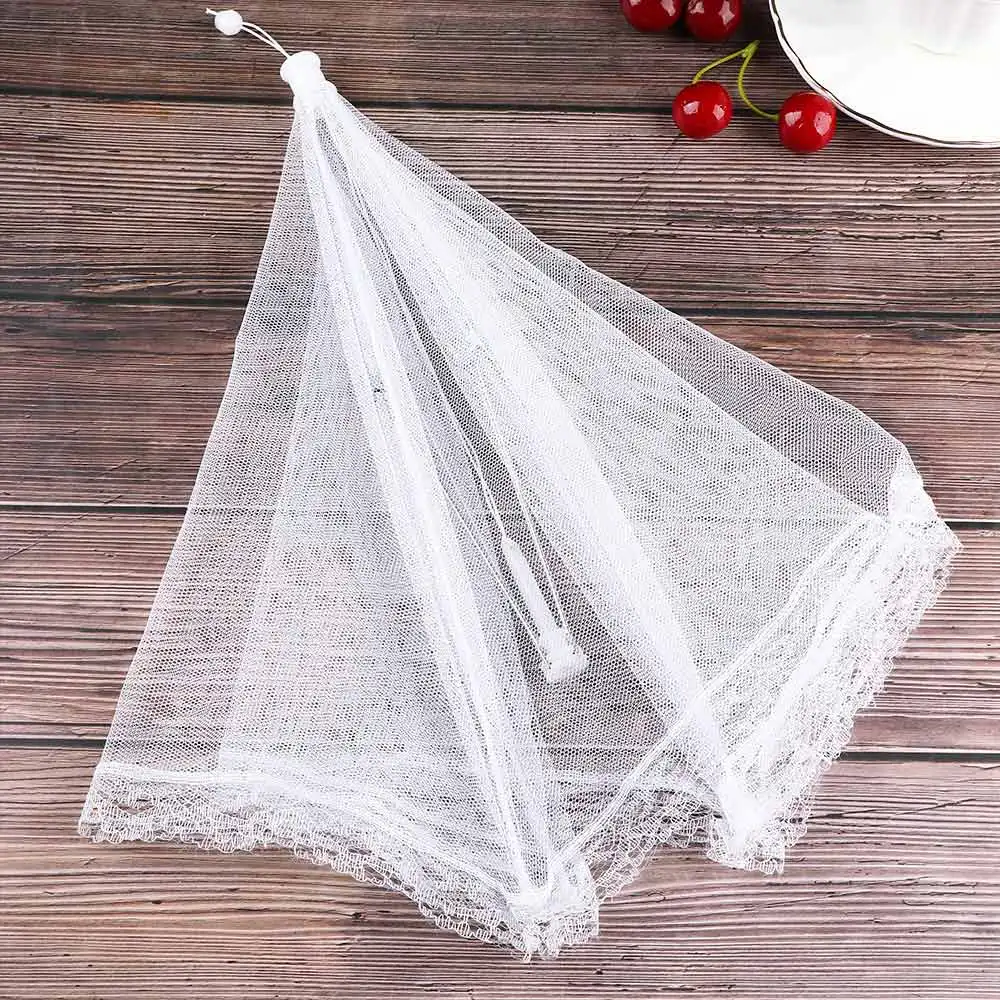 Household Anti Mosquito Fly Resistant Lace Net Foldable Umbrella Food Cover Net Home Outside Picnic Food Protector 1 PC food cover