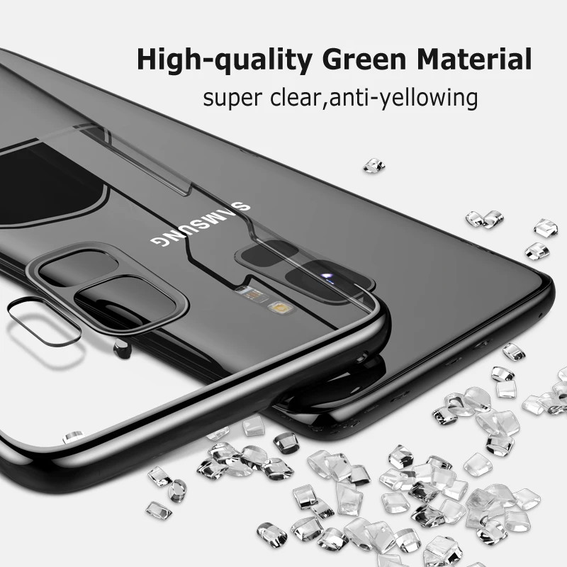 Xundd Роскошный прозрачный чехол из поликарбоната для samsung Galaxy S8 S9 S9 Plus, задняя крышка из жесткого поликарбоната для Note 8 S9+ чехол, fundas, высокое качество