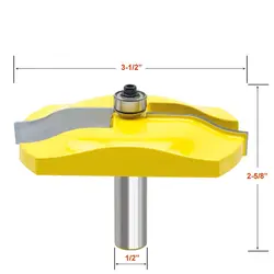 1 шт. 1/2 "хвостовик выступающая филёнка маршрутизатор бит-Ogee Диаметр двери нож деревообрабатывающий режущий шип фрезы по дереву инструменты