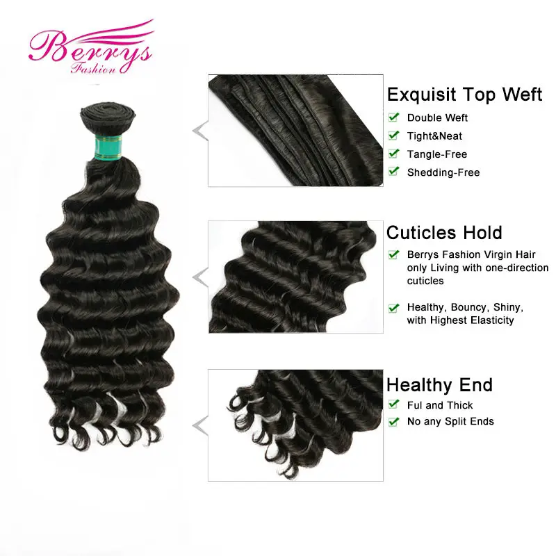 Peruvian virgin hair big deep wave