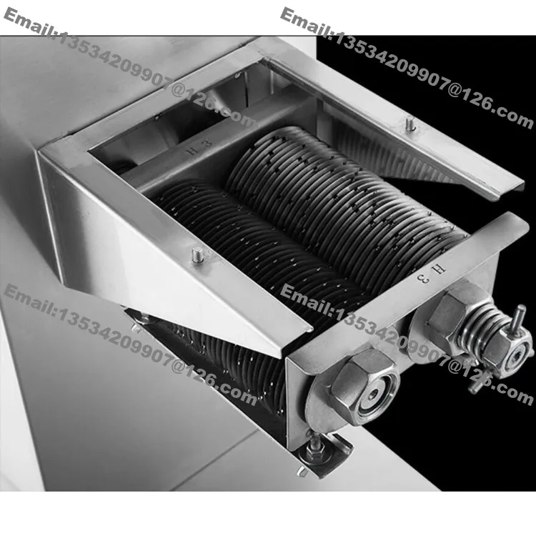 Нержавеющая сталь кг/ч 800 мм 110 V 220 V-25 мм заказное лезвие 2,5 Электрический Ресторан свежее мясо резка машина резак
