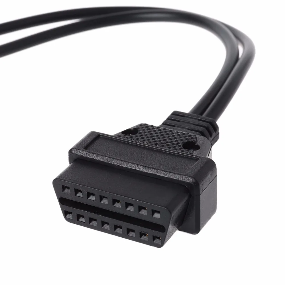 1 шт. 2X2 16 контактный Женский Диагностический разъем OBD2 адаптер VAG кабель для