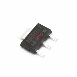 10pcs AMS1117-3.3 AMS1117 LM1117 1117 3.3V 1A Voltage Regulator