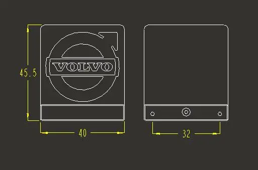 Светодиодный логотип volvo 56312 benz Радиоуправляемый трактор Тамия трейлер хобби