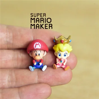 

48piece 2.8cm classical baby super mario Peach princess figure toys collection toys diy figure toys
