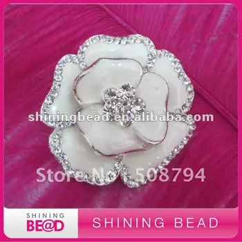 

flower rhinestone brooch for wedding bouquet decoration,free shipping,hot sale flower rhinestone brooch for garment