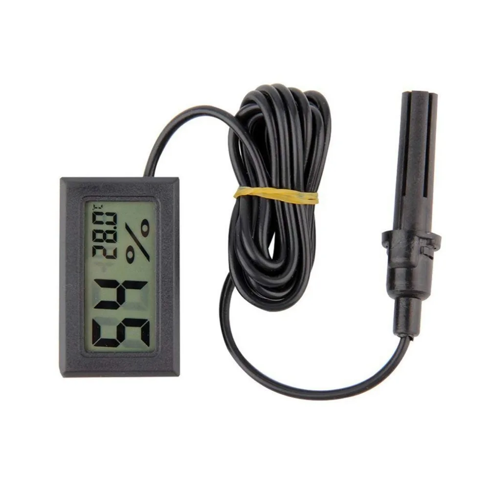 FY-12, цифровой светодиодный мини-термометр, гигрометр, измеритель температуры и влажности, тестер, монитор, домашний Автомобильный термометр