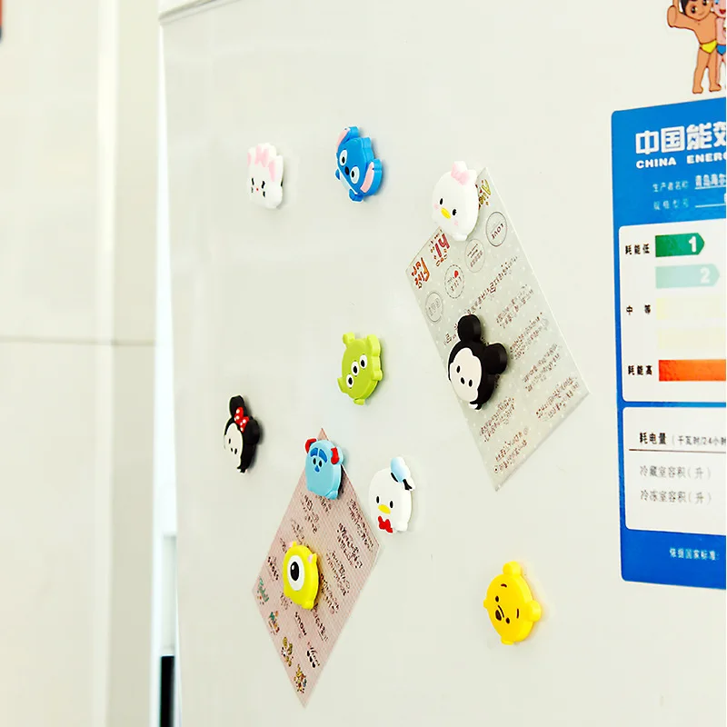 1 шт. мультфильм творческий стежок дети Kawaii Микки Маус Домашний Декоративный Сувенир маленькие магниты для холодильника стикер TZ059
