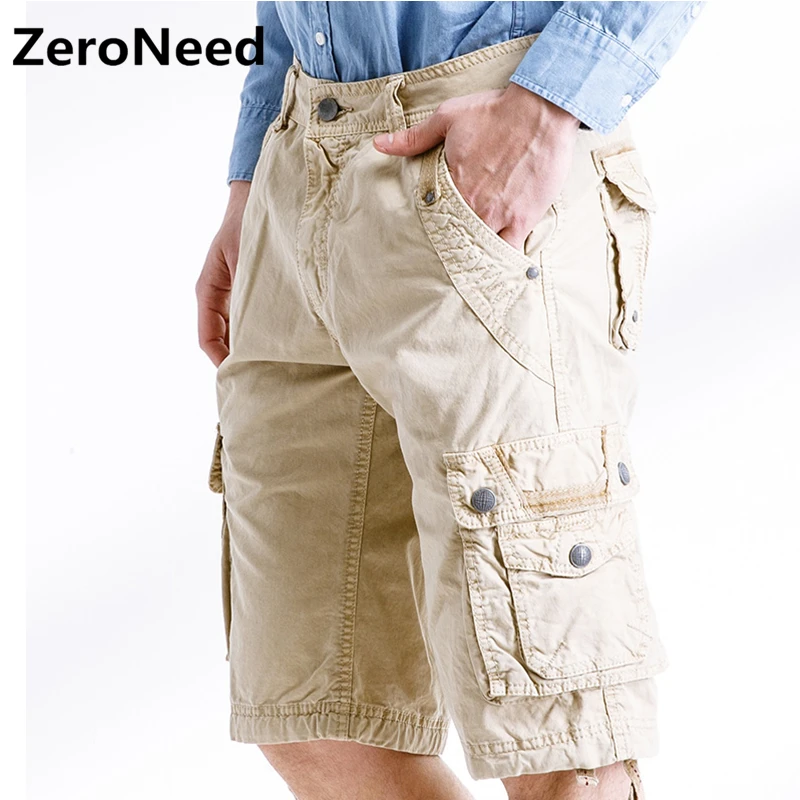 Army Camouflage Cargo Shorts Work Casual Bermuda Outdoors Brand