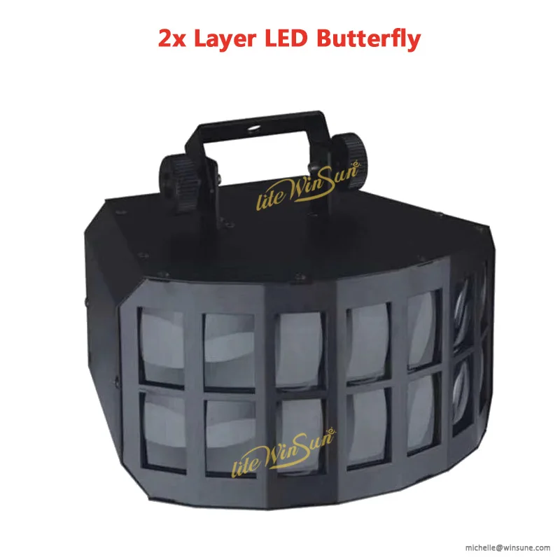 2x12w rgbw led butterfly laser lighting stage lighting 2019 new year lighting