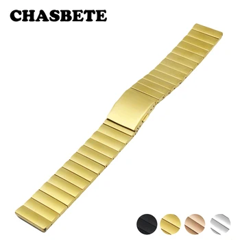 

22mm Stainless Steel Watch Band for Vector Luna / Meridian Quick Release Metal Strap Wrist Loop Belt Bracelet Black Gold Silver