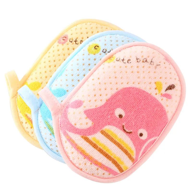 Random Newborn Baby towel accessories Infant Shower Sponge Cotton