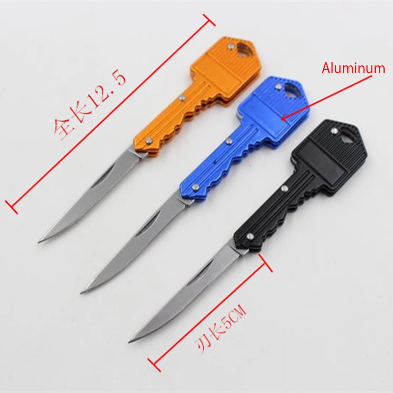 4 цвета переносной складной нож для ключей карманный нож брелок нож мини брелок для кемпинга нож инструмент