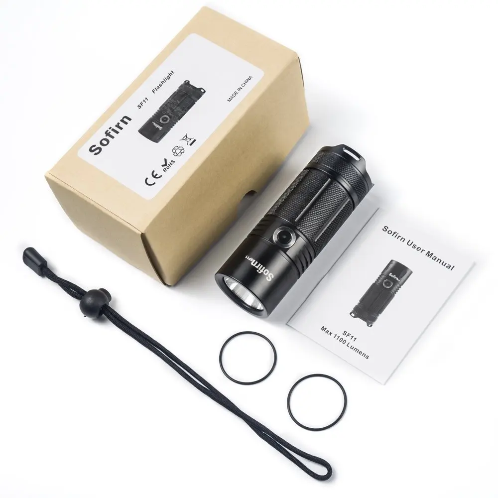  Sofirn SF11 Powerful LED flashlight Tactical AA Torch Cree XPL 1100lm LED High Power Light Lamp Ind - 32796254593