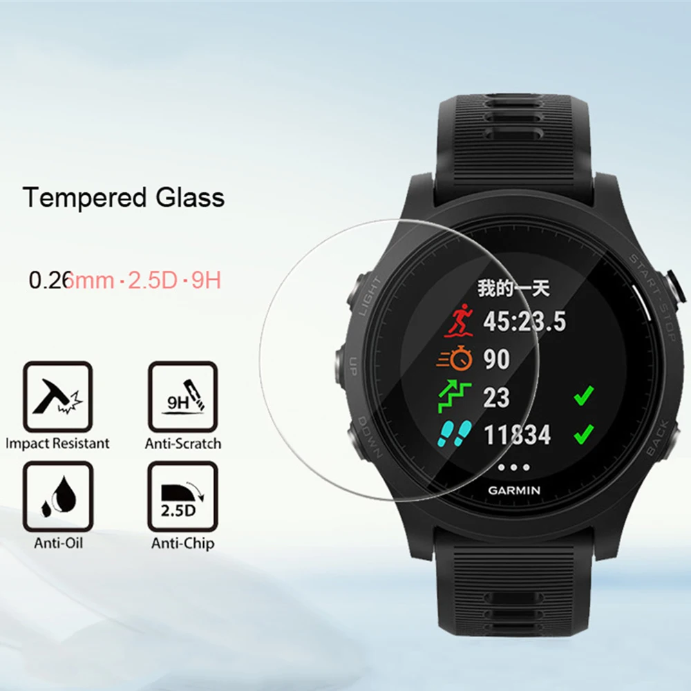 Закаленное стекло для Garmin Forerunner 935 Защитная пленка экрана часов 9H 2.5D Premium