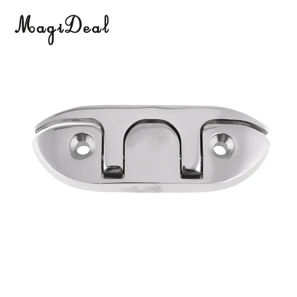 Durable Folding 316 Stainless Steel Marine Boat Dock Safety Fold Down Cleat Kayak Canoe Dinghy Yacht Rafting Sailing Accessories