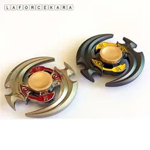 Новинка, ручной Спиннер с золотой головкой, цинковый сплав, металл, вращающийся, EDC, Спиннер для аутизма и СДВГ, фокус, стресс, кончик пальца, гироскоп, игрушка