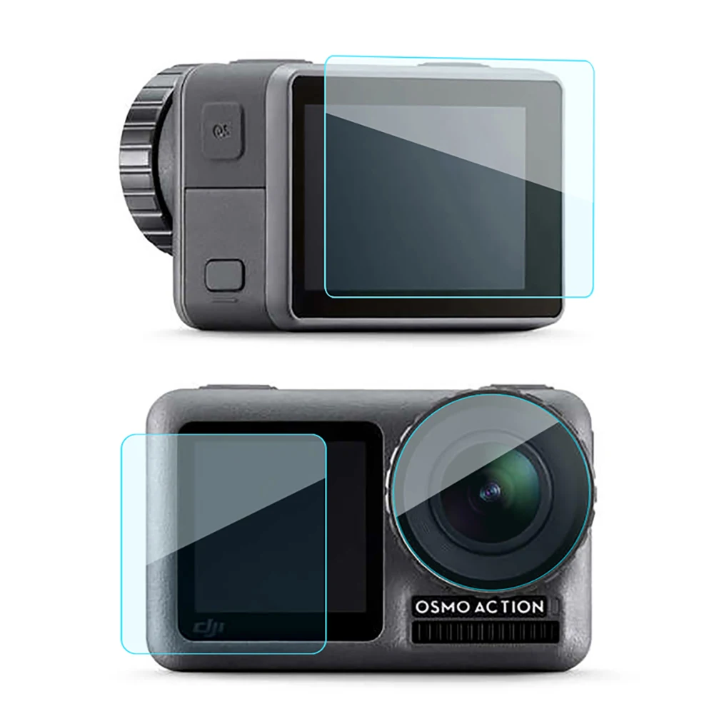 Для экшн камеры DJI OSMO 9H Закаленное стекло Защитная пленка для экрана объектива