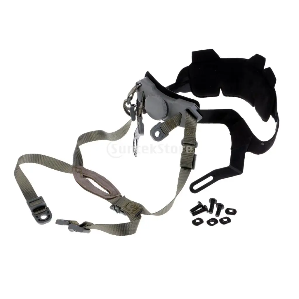 Tactical Helmet Chin Strap with Bolts Screws for Fast/MICH/ACH/IBH Tactical Helmets